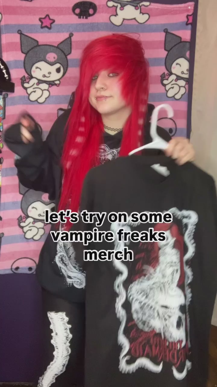 video of emo girl wearing scene clothes