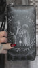 video of steampunk plague doctor vegan leather wallet