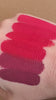 video of liquid lipstick shades of red