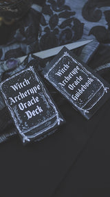 video of woman using gothic tarot cards