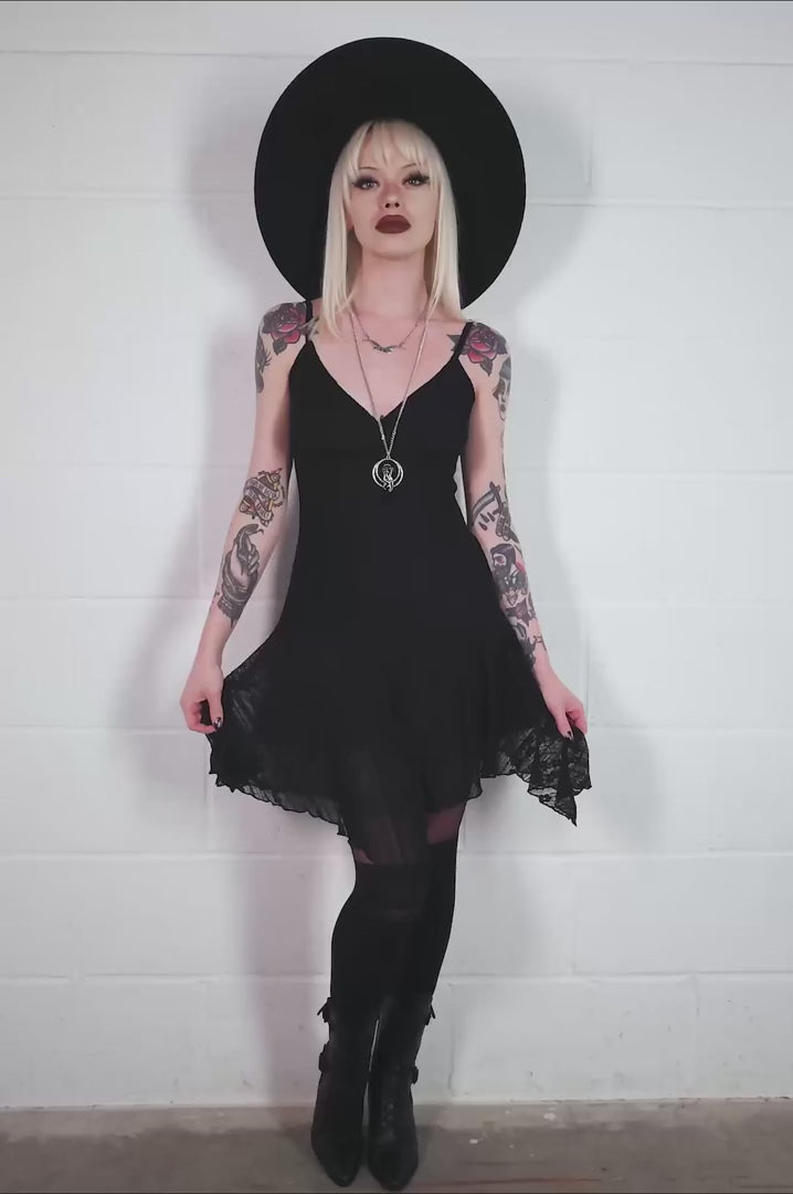 womens spooky gothic dress