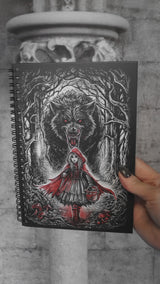 video of a little red riding hood gothic journal 