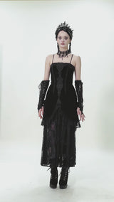 Video of Gothic Embroidered Bustier Dress from Dark In Love
