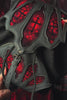 video of a vegan leather gothic cathedral inspired backpack