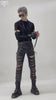 video of a gothic guy wearing mens emo skinny jeans