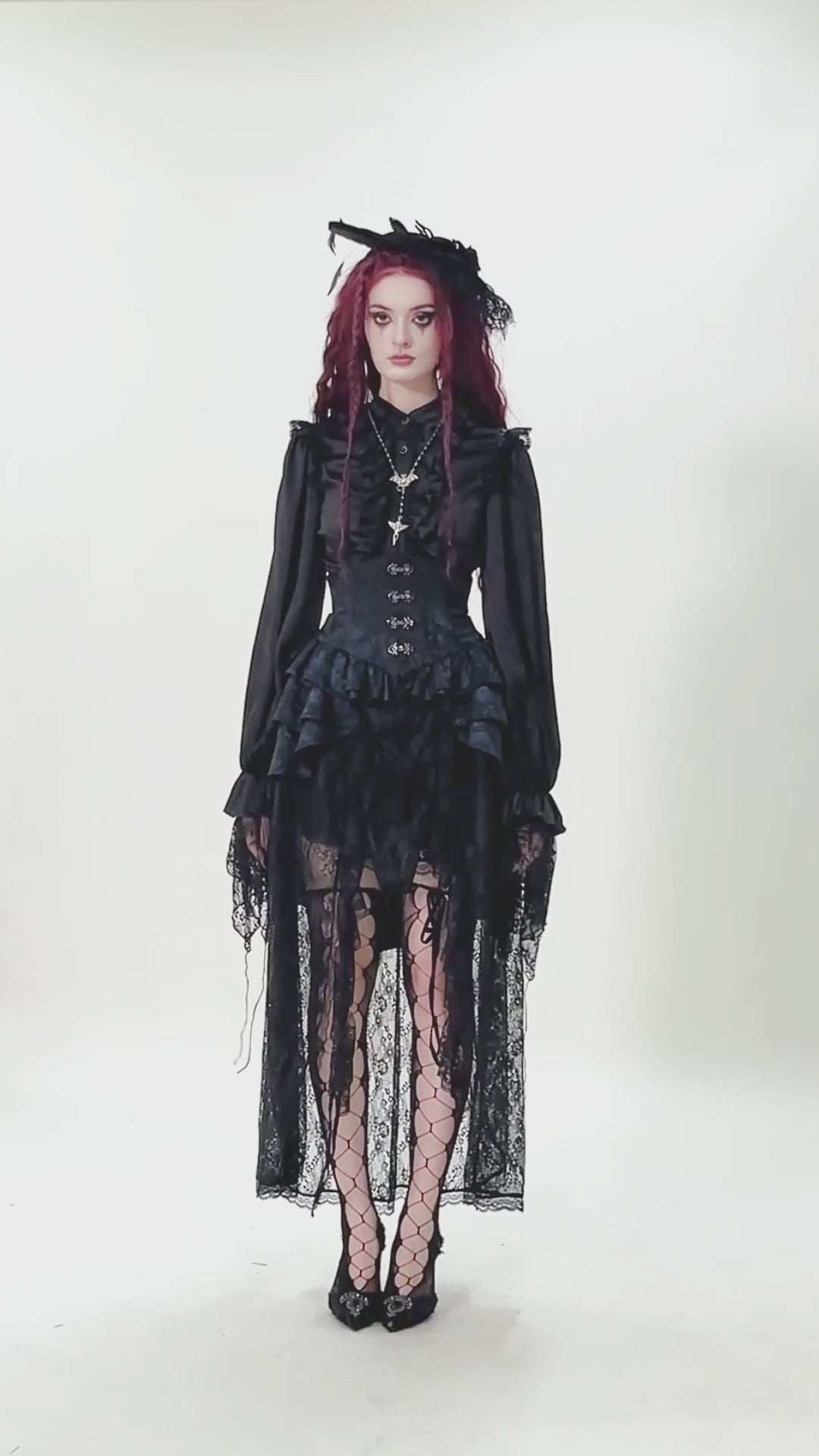 video of gothic skirt