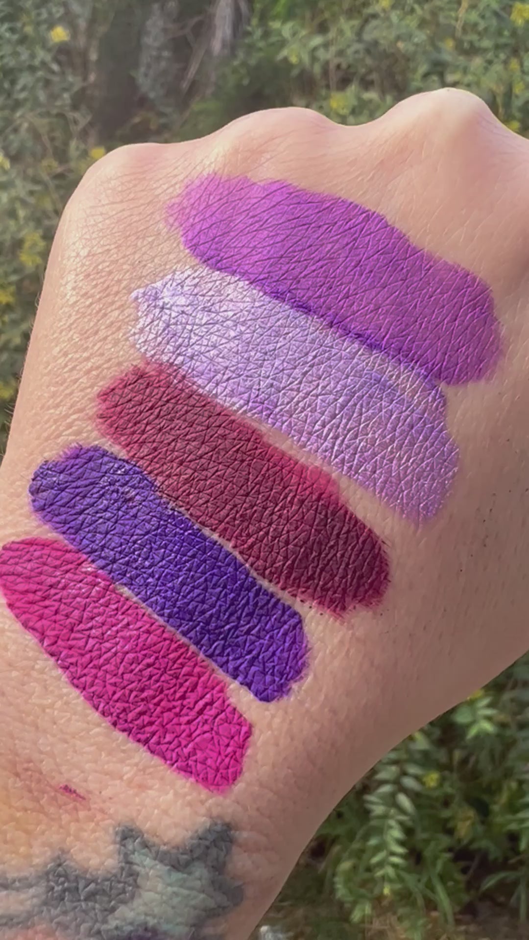 video of mermaid salon makeup lipsticks