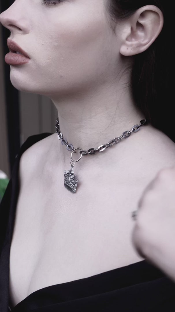 video of gothic jewelry set