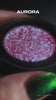 video of bright pink glittery eye shadow  by curst