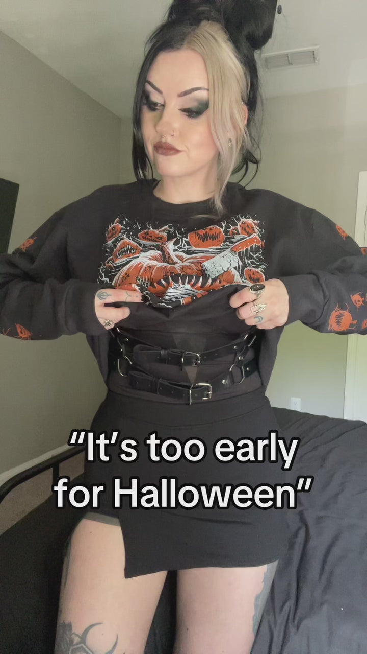 Possessed Pumpkin Patch Sweatshirt