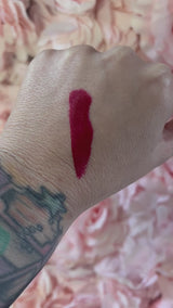 video of gothic wine lipstick