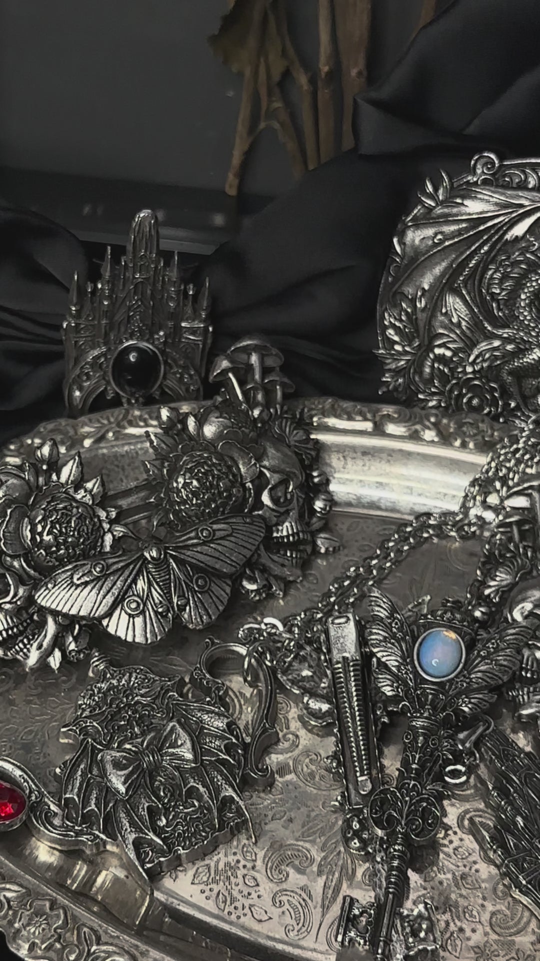 dark fantasy jewelry video 