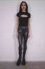 high waisted leather tarot pants