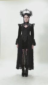 video of gothic woman wearing a gothic outfit by dark in love 