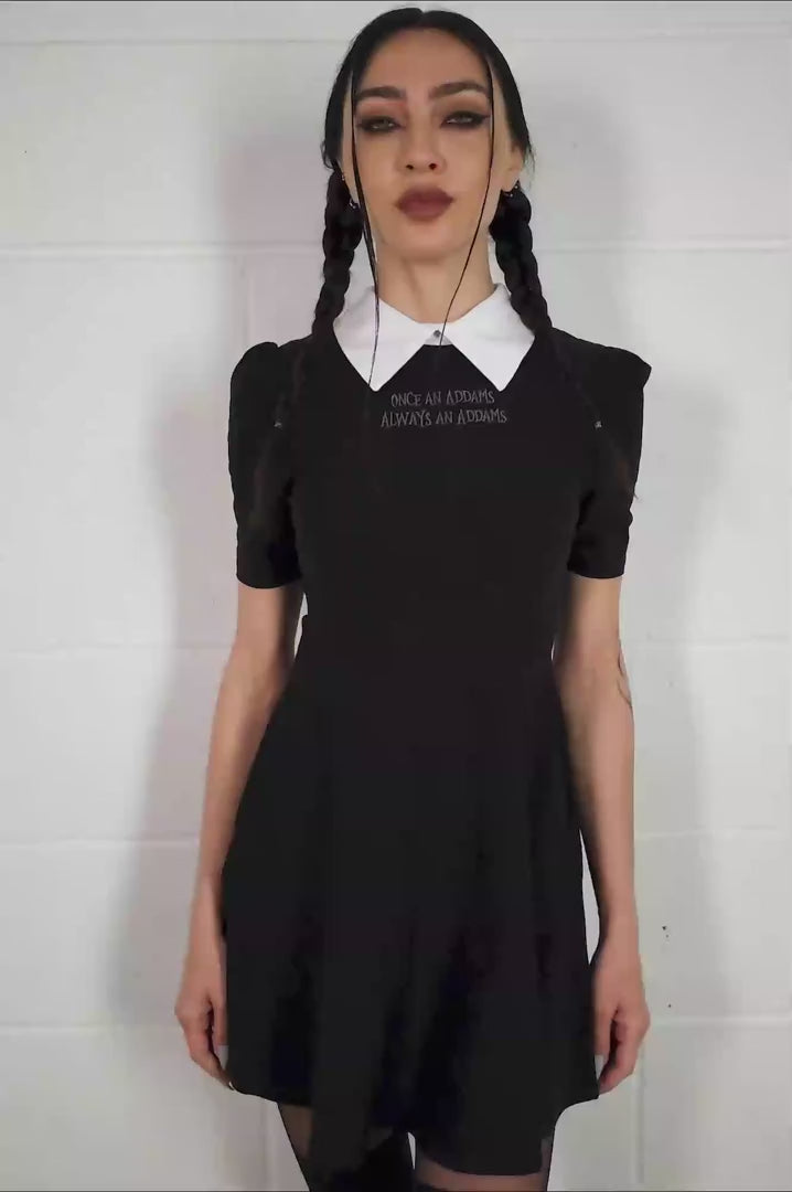 halloween costume wednsday addams outfit