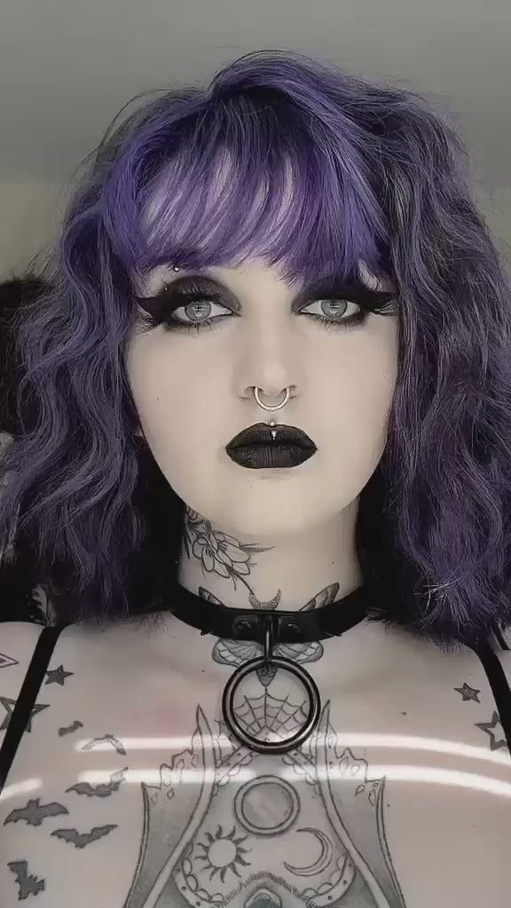 Coffin Nails Spiked Choker [SILVER SPIKES]