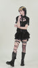 Video of Dark in Lace layered lace skort