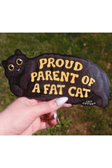 large proud cat owner car sticker
