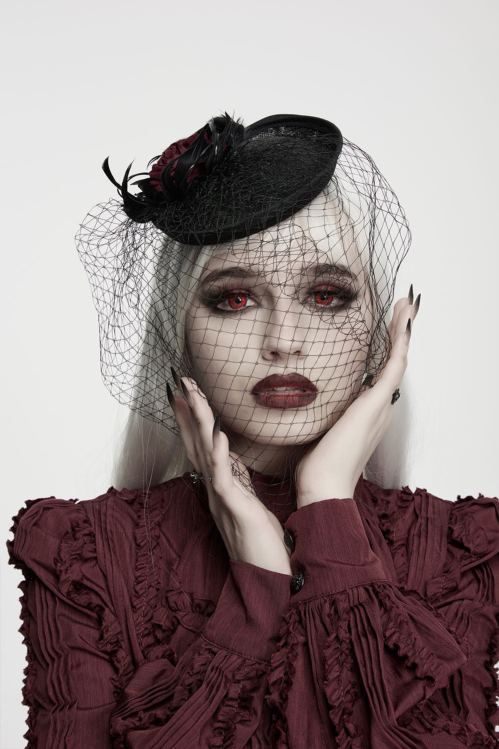 punk rave veil for women
