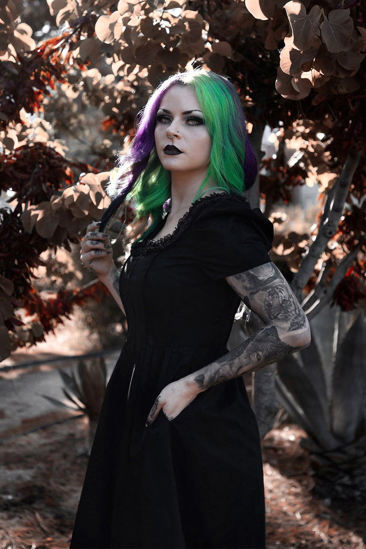 vintage inspired witchy dress