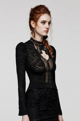 womens floral mesh top