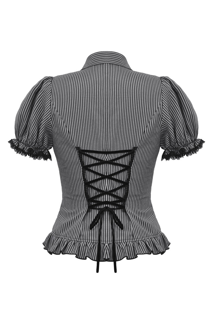 gothic lolita collared blouse