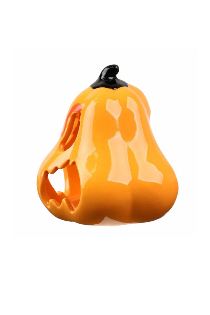 pumpkin tea light candle holder