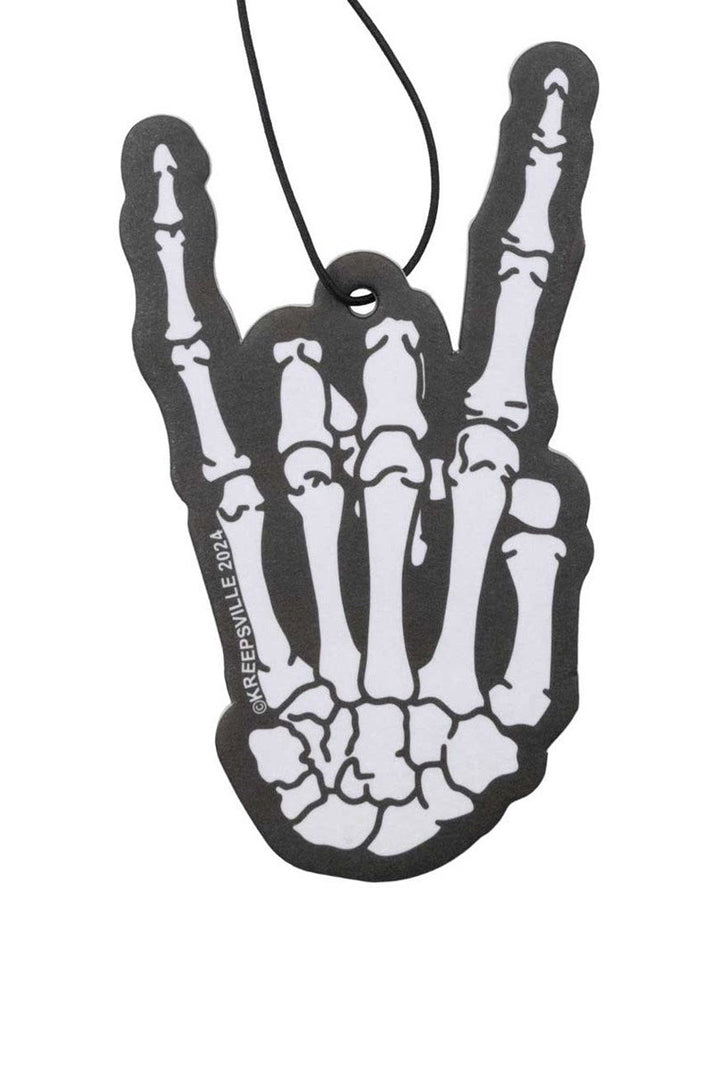 skeleton hand air freshener