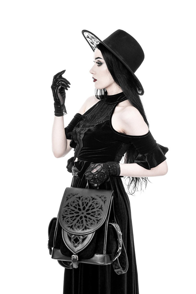 ornate gothic architecture bag 