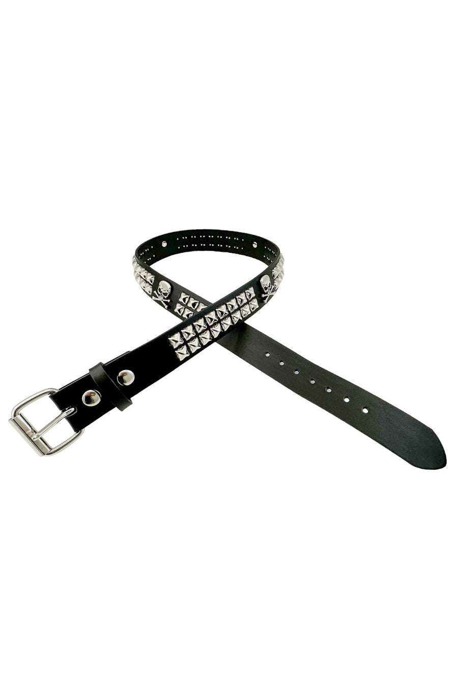 leather biker belt