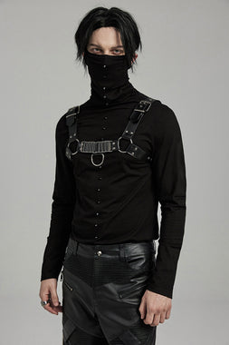 Black Oath O-Ring Chest Harness