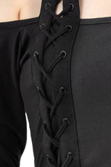 gothic corset blouse