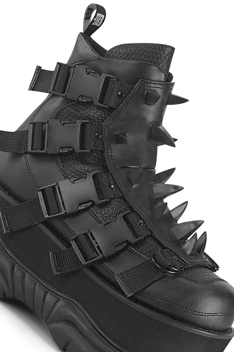 demonia spiked mens boots