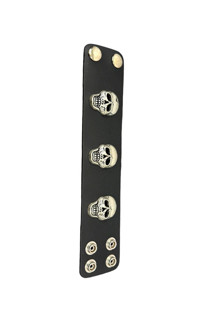 gothic skull mens bracelet by funk plus 