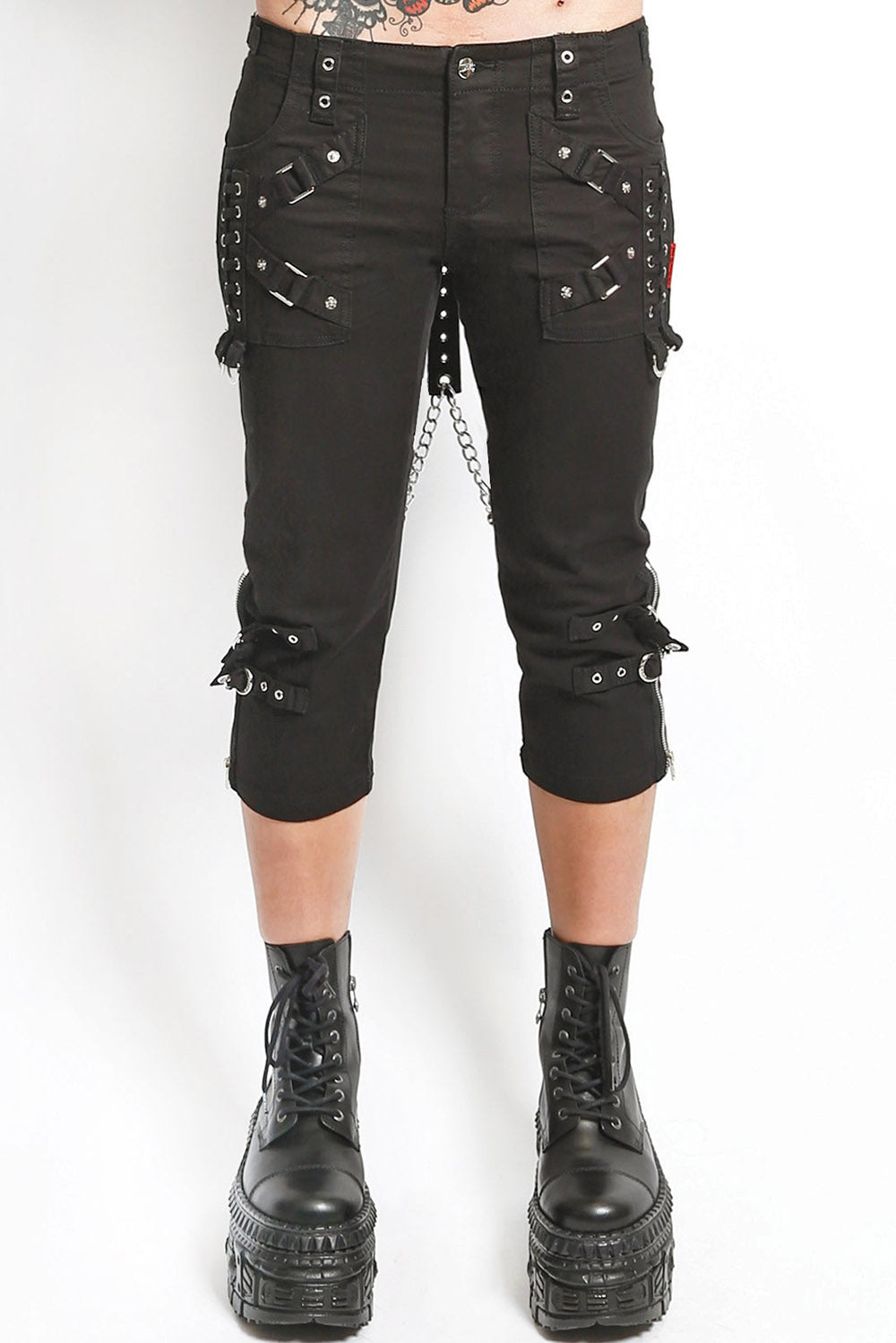 punk capri pants