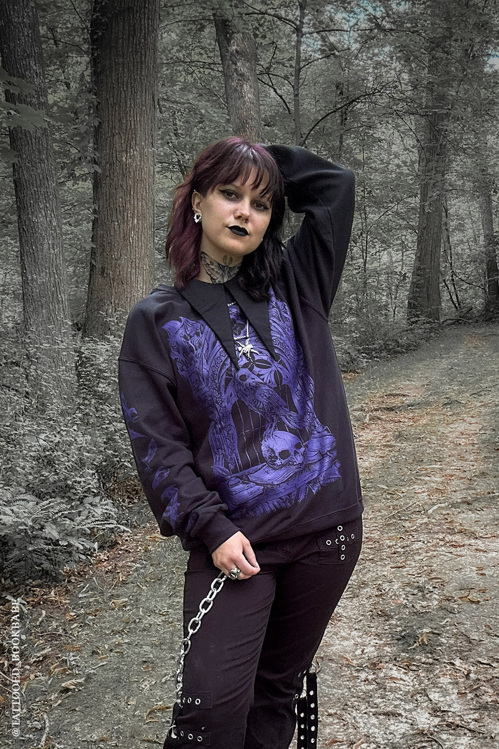 Quoth the Raven Sweatshirt [PURPLE]