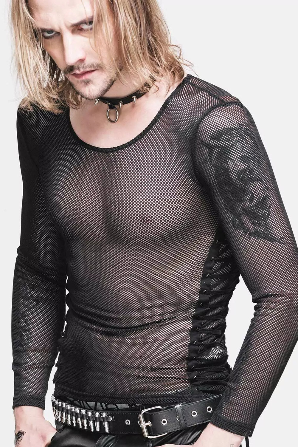 Night Creepture Fishnet Top