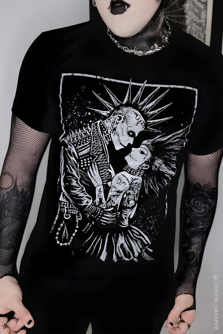 mens bride of frankenstein shirt