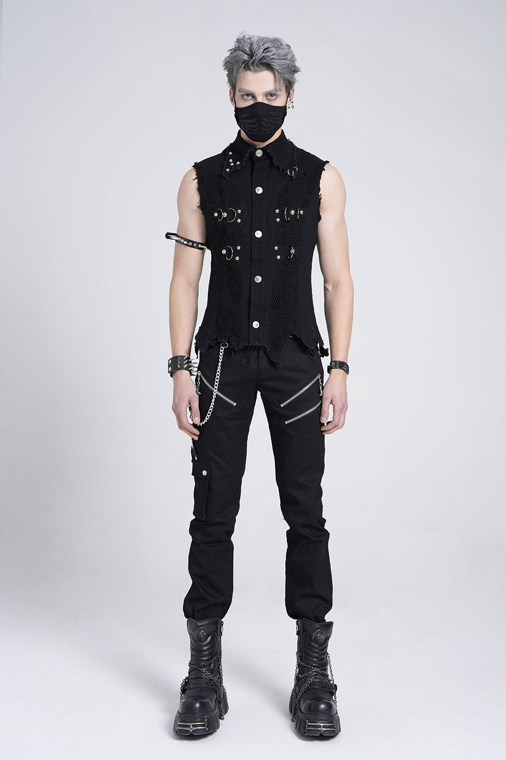 mens punk tank top
