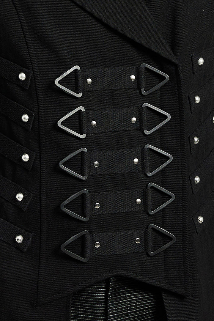 gothic spiked studded mens jacket