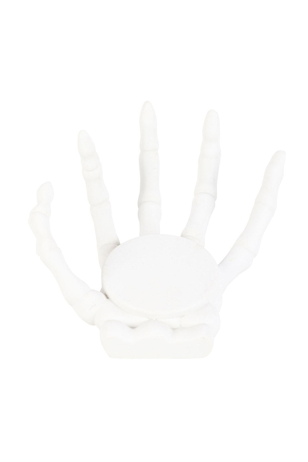 skeleton hand candle holder