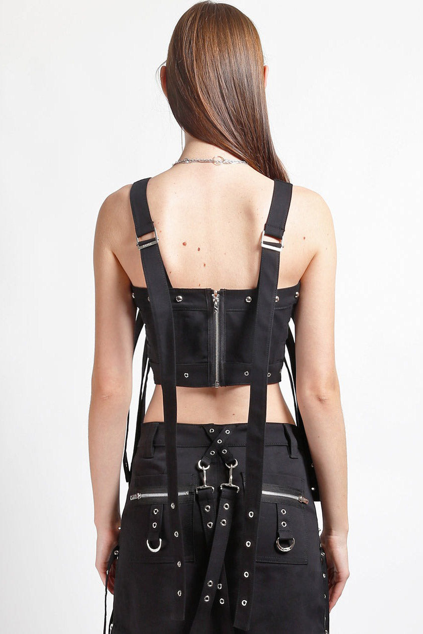 womens gothic crop top by tripp NYC 