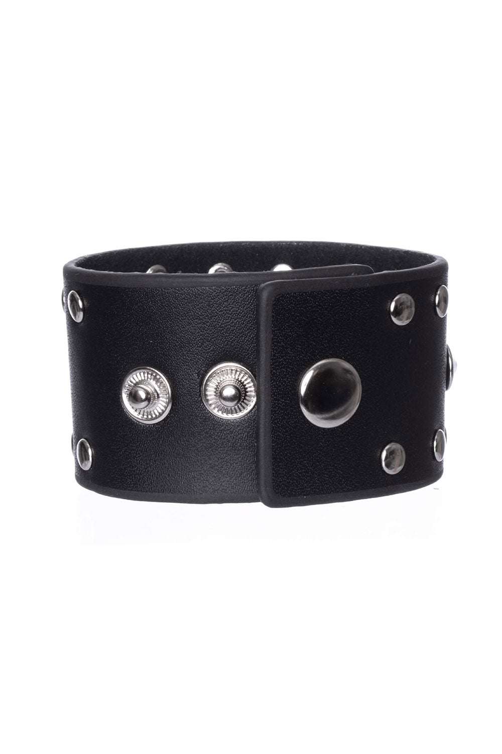 studded spike cuff bracelet by poizen industries