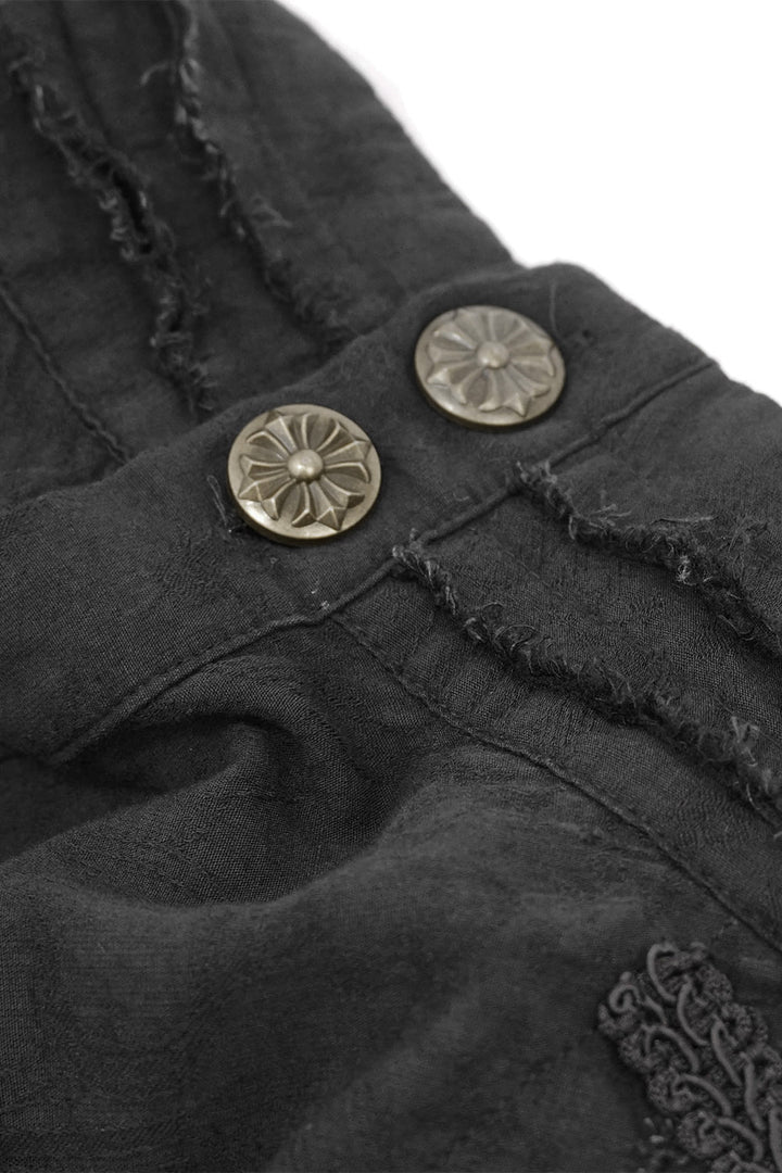 gothic distressed vintage mens shirt