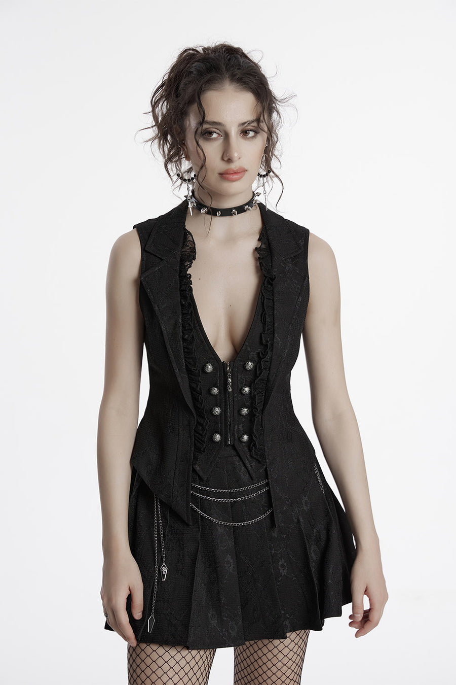 deep vneck vest