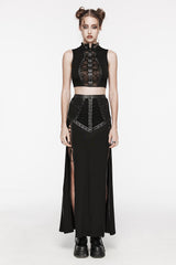 Punk Apothecary Slit Maxi Skirt