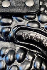 black toad shaped 3d purse by the Windy Willow 