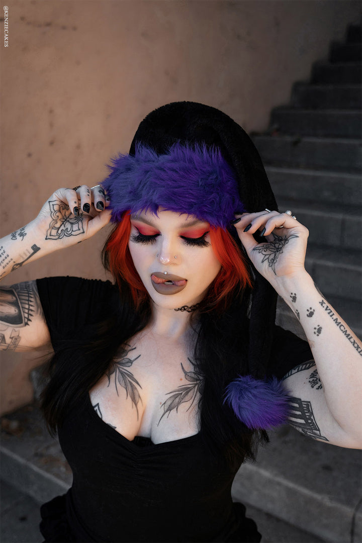 whimsical santa holiday hat