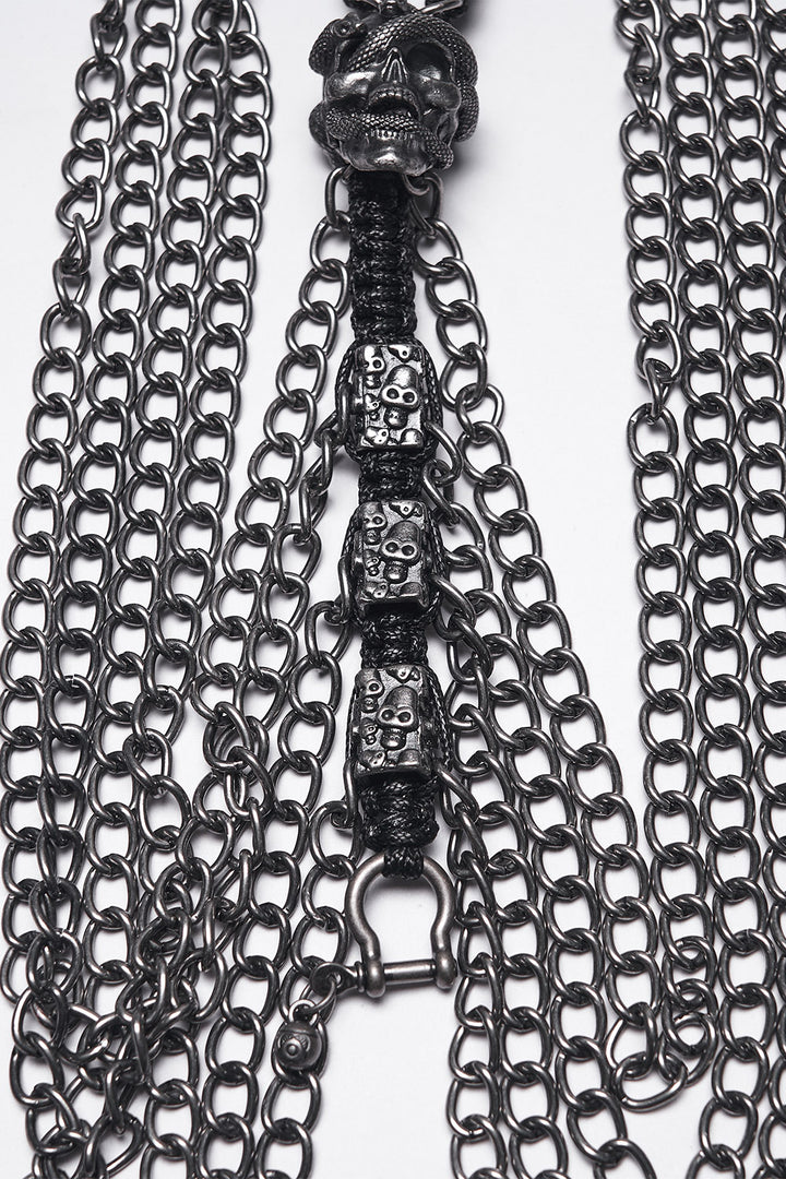 punk chain harness for women