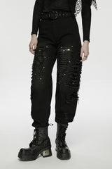 shredded distressed jeans